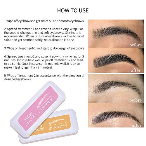 image for DAGEDA 4 Pack New Brow Lamination Kit Safe Perming Brow Lift Set With 