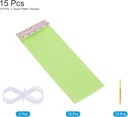 Vista 150 de MECCANIXITY 15Pcs Dark Purple Tassel Garland Banner with Rope Tissue Paper Tassels Party DIY Kits for Anniversary Wedding Birthday Party