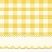 Woven Trends Farmhouse Curtains Kitchen Décor, Buffalo Plaid Valance, Classic Country Plaid Gingham Checkered Design, Farmhouse Décor, Window Curtain Treatments (Yellow, 58