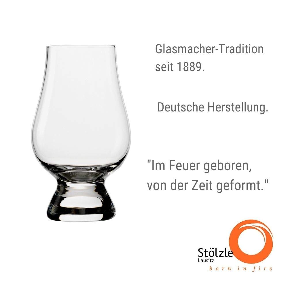 The Glencairn Glas Whiskey Gläser 4er Set/Whisky Glas mit 190 ml Fassungsvermögen/edle Gläser aus hochwertigem Kristallglas/Whisky Gläser Set spülmaschinentauglich