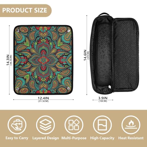 Organizador de Herramientas para Cabello 2 en 1 y Tapete Resistente al Calor Impermeable para Plancha, Rizadora y Secador de Pelo miniatura 4