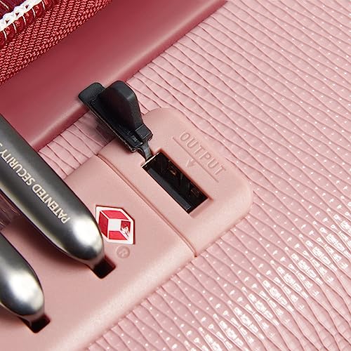 Image of DELSEY PARIS Chatelet Air 2.0 Hardside Luggage with Spinner Wheels, Pink, 2 Piece Set, (20 /28)