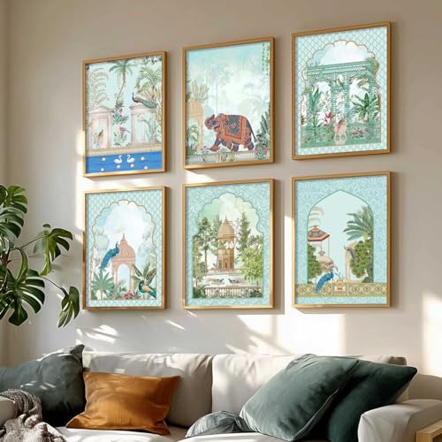 Image of kotart Premium Digital Traditional Art Paintings with Frame for Home Decor - Framed Wall Painting for Living Room Bedroom Office Room Decor - Painting for Wall Decoration - (19X25 INCH, C)