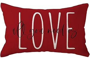 Red Love Pillow Case for Valentine's Day