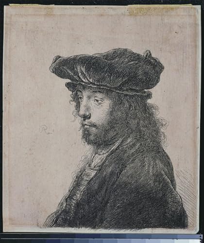 Toile la quatrième tête orientale Rembrandt peinture moderne décoration grand format salon