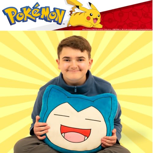 Image of Pokemon Snorlax Decorative Plush Pillow - Anime Bedding Accent for Kids - Super Soft, One Size - (Officially Licensed Product) by Franco