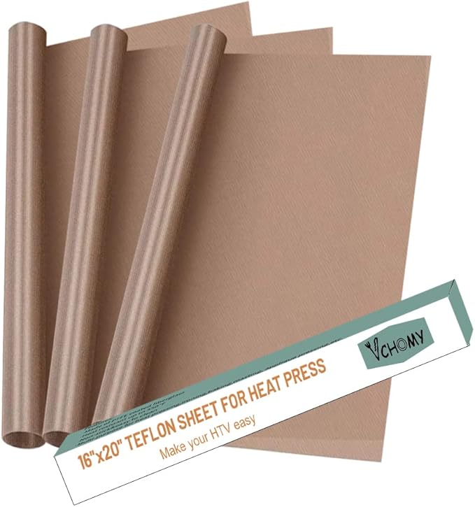 Teflon Sheets for Heat Press Machine,NonStick Reusable