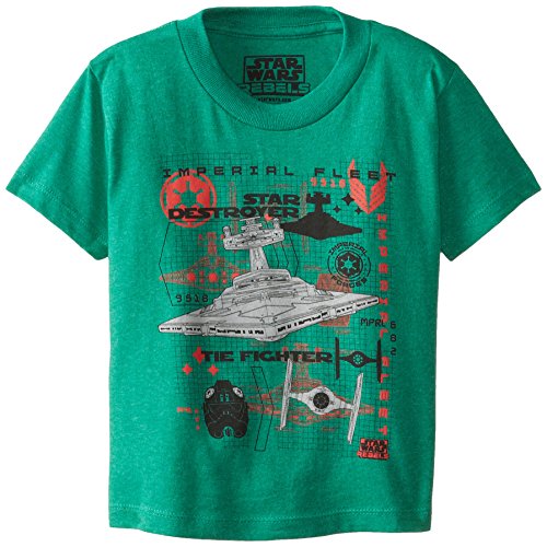 Star Wars Flota Imperial Rebelde de 2 a 7 años, jaspeado kelly, X-Small