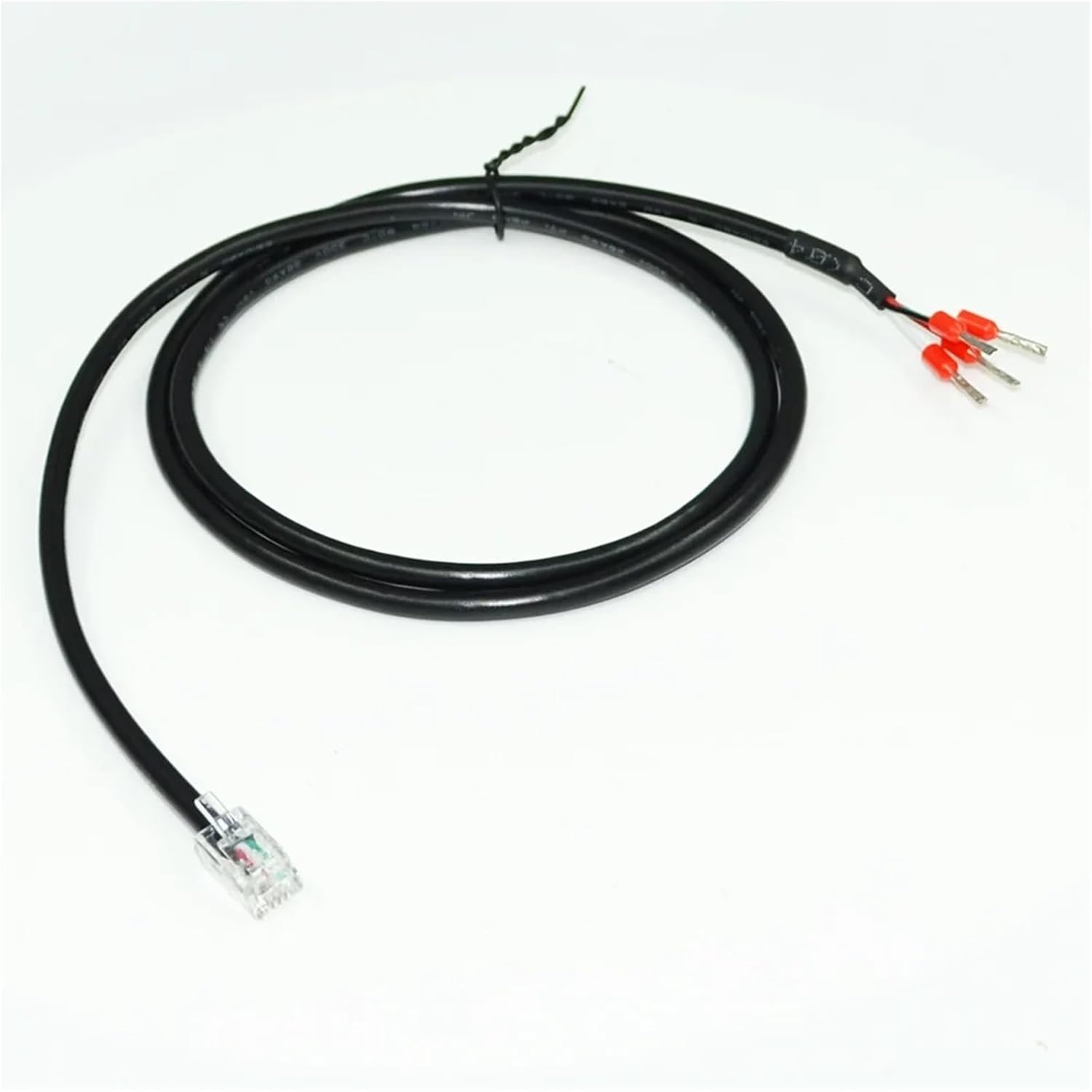 5PCS RJ11 6P4C to 4PIN / RJ9 4P4C to 4PIN SOLDERLESS Connector Wire END Shielded Cable(1.2m,No.2 6P4C)