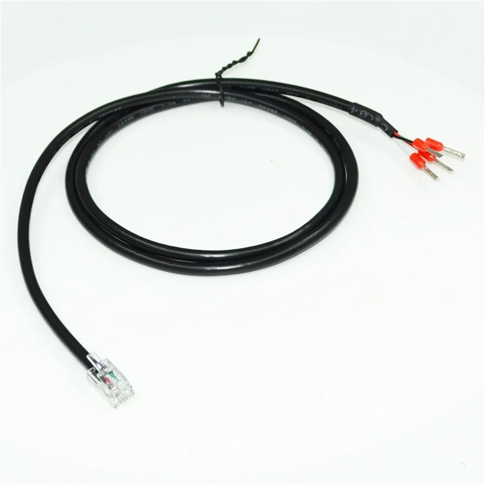 Conector RJ11 6P4C a 4 Pines / RJ9 4P4C a 4 Pines, Cable blindado con Extremo de Cable.(5 Metre,No.2 6P4C)