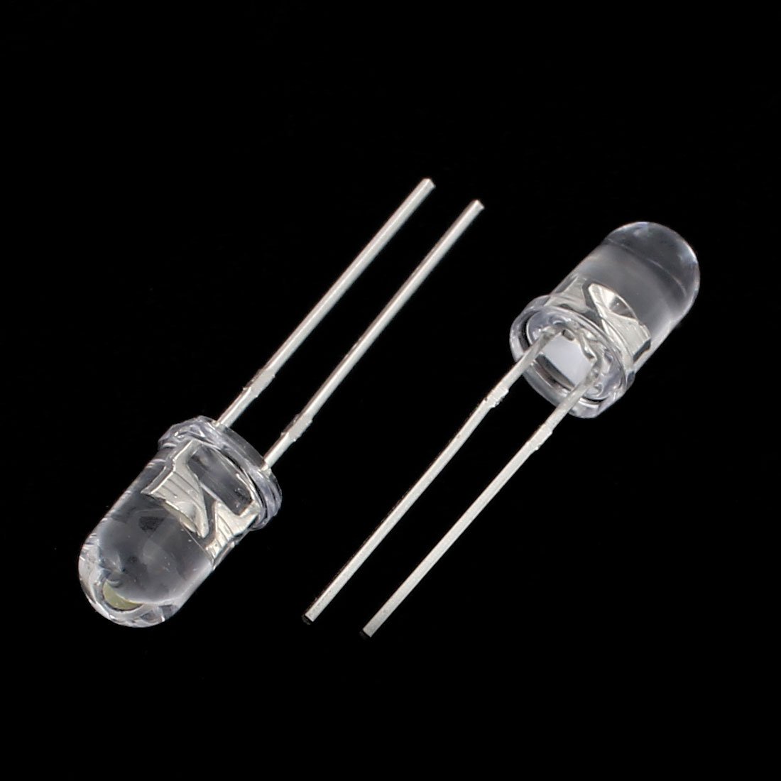 100 PCS Diodi 5mm Testa Tonda Bianco Diffuso Diodi Emettitori di Luce Diodi Schottky Lampada LED