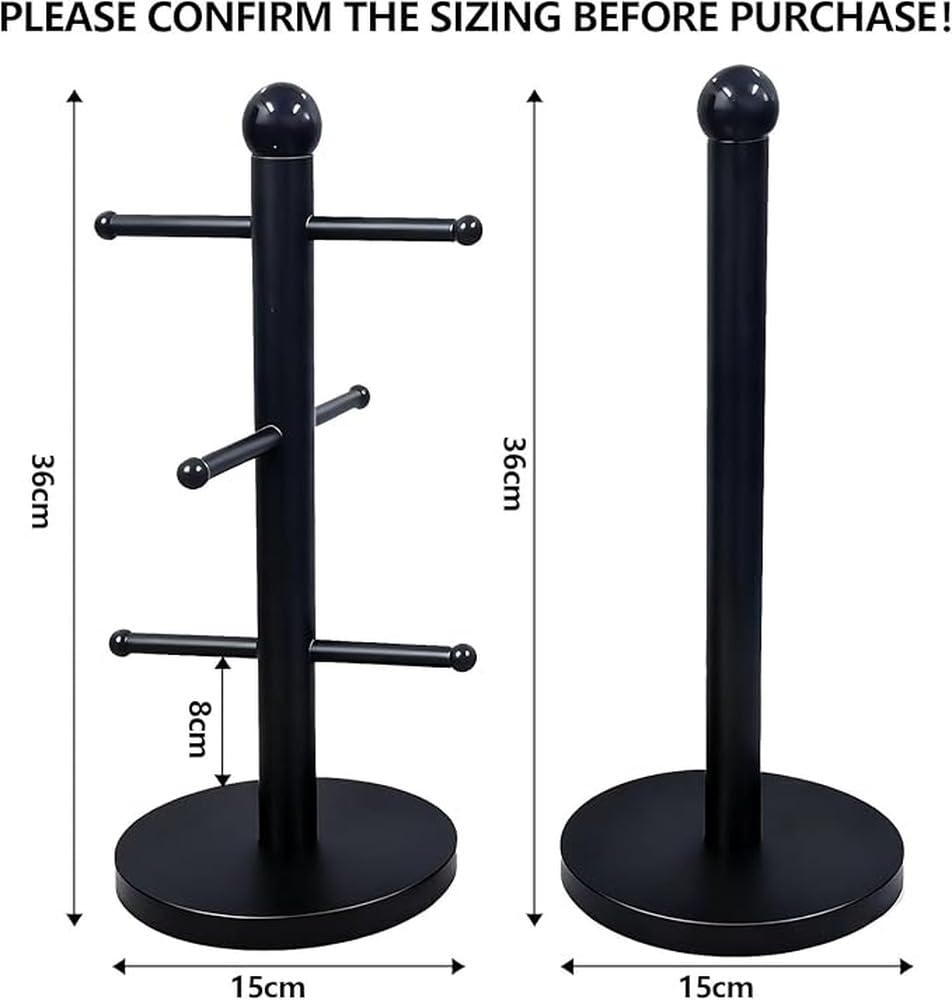 Soporte resistente para tazas de café con árbol para tazas