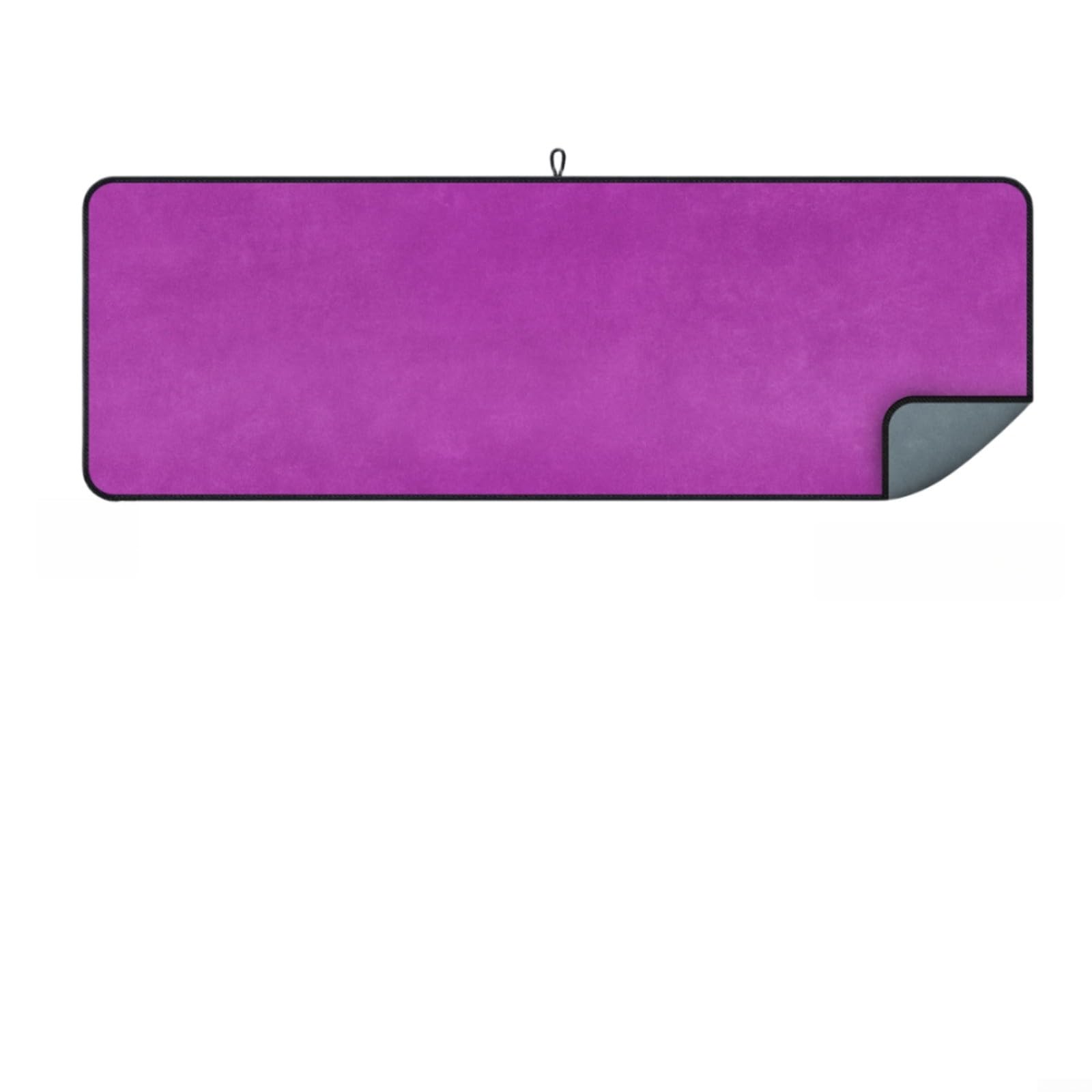 Set di 2 panni in microfibra per lavaggio auto, 60 x 180 cm, assorbenti, antigraffio, per vernici, finestrini e interni, blu viola