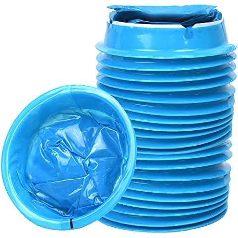 12 Pack Vomit Bags, 1000ml Disposable Emesis Bags Barf Bags with Snap, High Density Portable Aircraft & Car Sickness Bag Leakproof Nausea Bags for Travel Motion Sickness Kids Pregnant Woman Hospital Cover