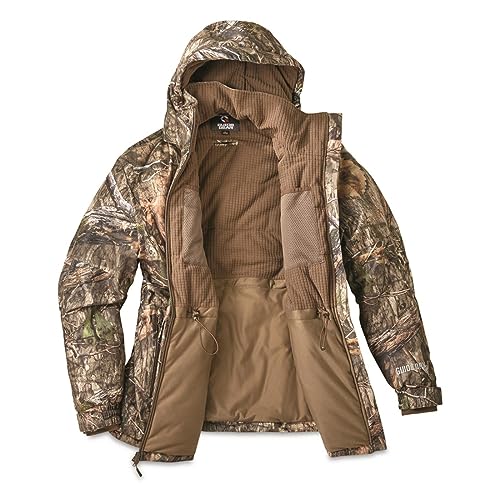 Image of Guide Gear Men's Guide Dry Steadfast Insulated Parka; Hunting Clothing, Camo Jacket