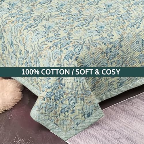 Image of Akshya Innovative Edge Premium Quilted Ultrasonic Comforter Set | Reversible Bedcover | All-Season AC Quilt | Luxurious Bedding | Soft & Durable Blanket Comforter | Wedding & Gift Ready