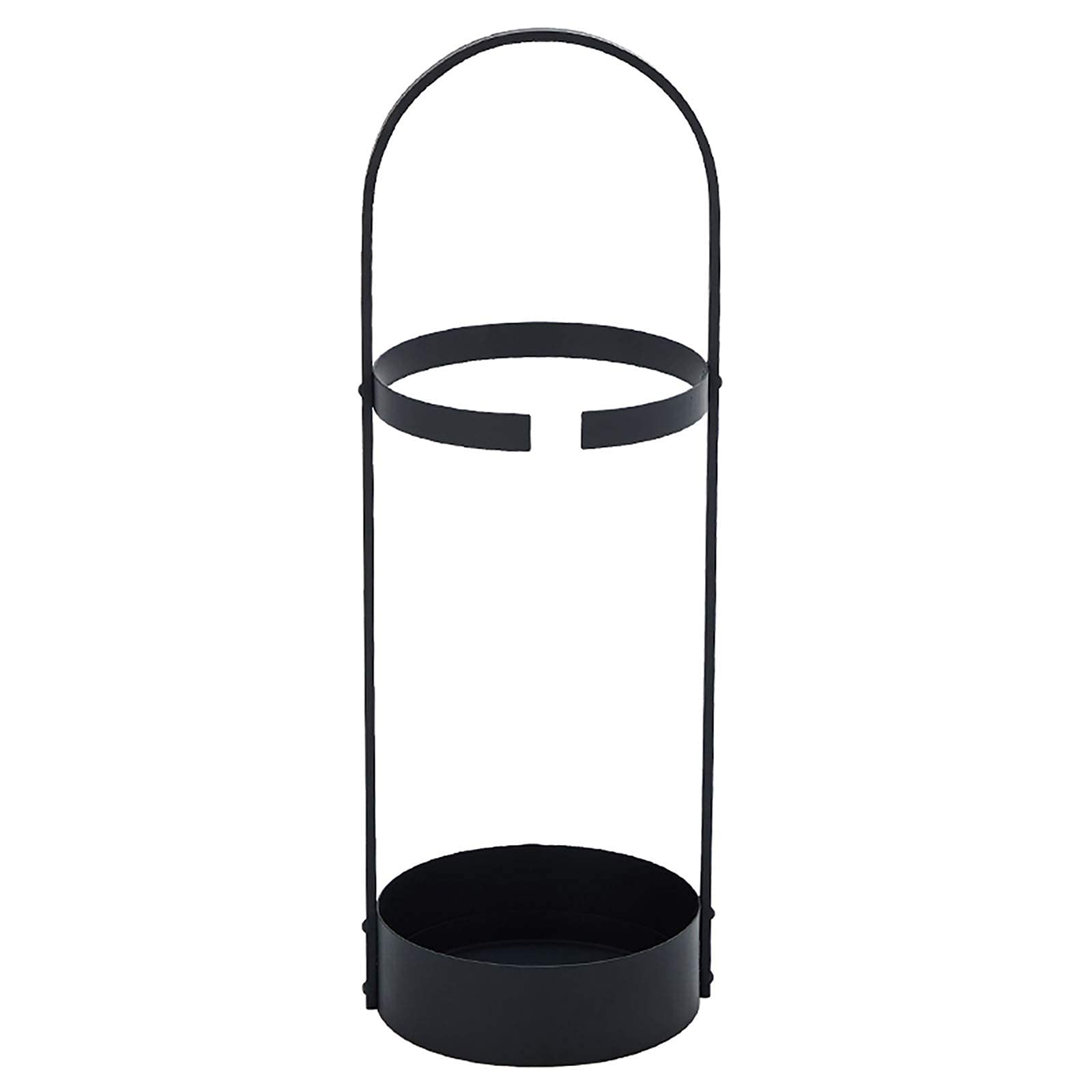 Porte-parapluie métallique pour canne et parapluie court de 23 X 66 cm