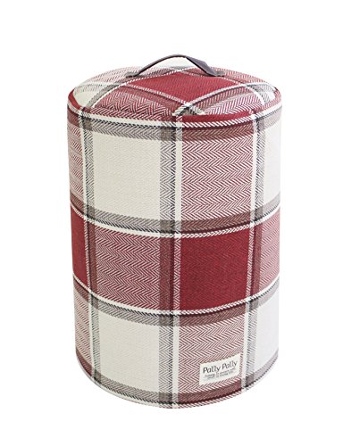 サンベルム 梅酒・果実酒びん カバー L 10号ビン 8L用 レッド 本体サイズ:直径約22×H32cm K58205