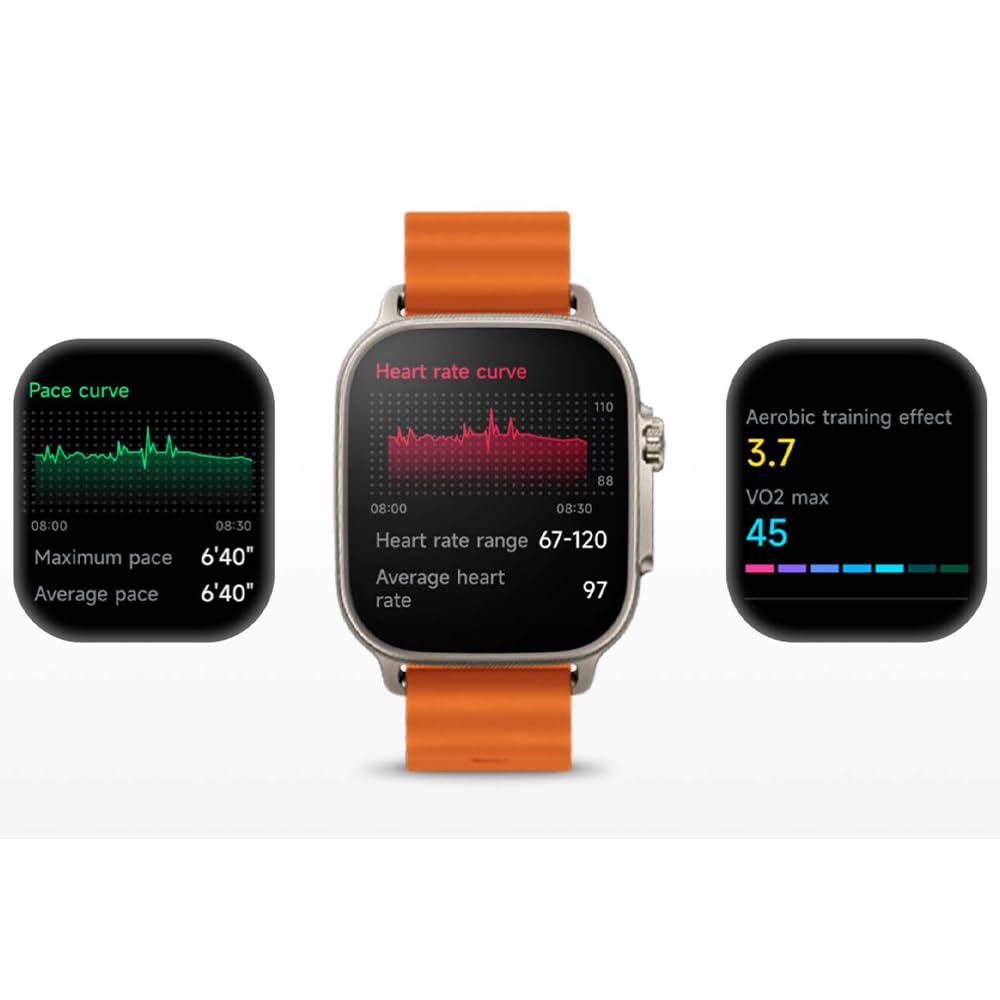 realme Watch 5, Smartwatch con display AMOLED 1.97", Chiamate Bluetooth, Resistenza Acqua IP68, Contapassi/Cardiofrequenzimetro/Sonno, 110+ modalità Fitness, GPS, NFC, Silver