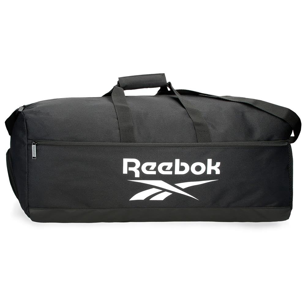 Reebok Ashland Black Travel Bag, 65 x 29 x 29 cm, Polyester, 54.67 L, by Joumma Bags