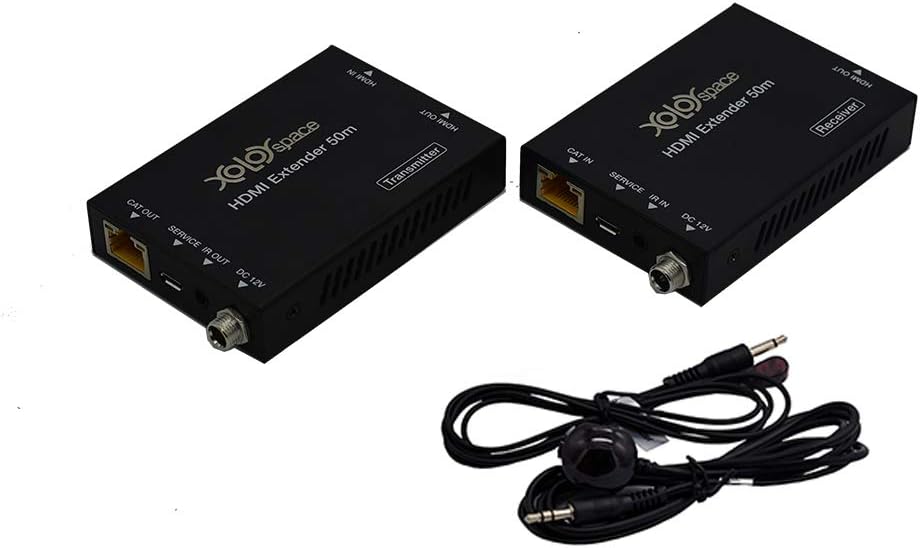 XOLORspace HT004S 60m 4K 60HZ 4：4：4 HDMIエクステンダー、IRリターン信号、PoC、HDMI 