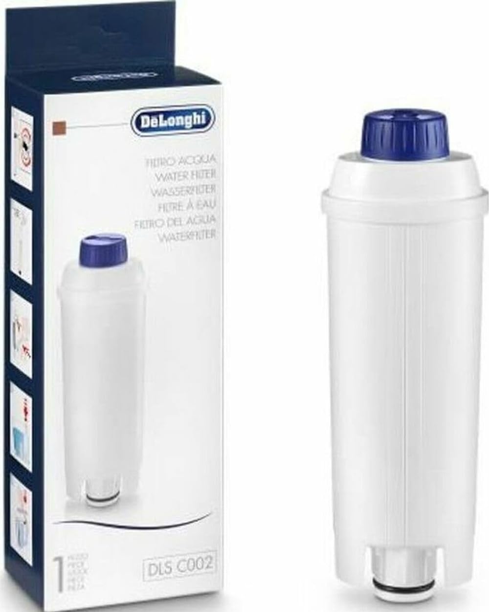 De Longhi Water Filter DLSC002 (Pack of 1), White