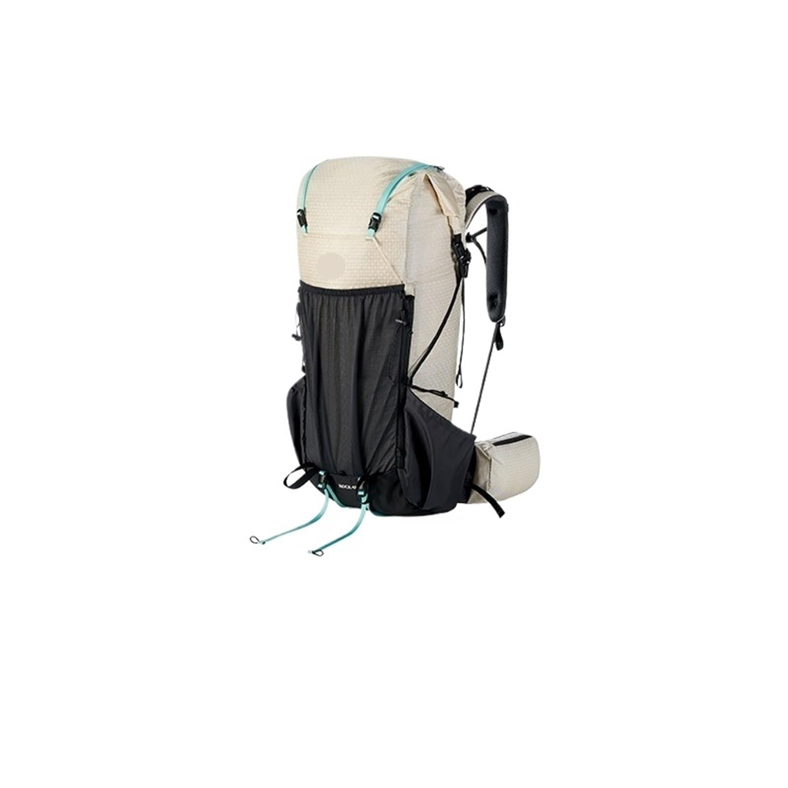 Mochila Senderismo Mochila de senderismo gran capacidad 30L/45L/60L con cubierta for la lluvia bolso hombro for y viajes al aire libre(White 45L-M)