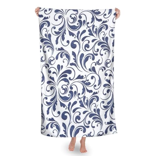 Toalla Hojas Toallas De Ducha Altamente Absorbentes Toalla Sauna Suaves Toallas Lavabo para Ducha Viajes SPA 80X130Cm
