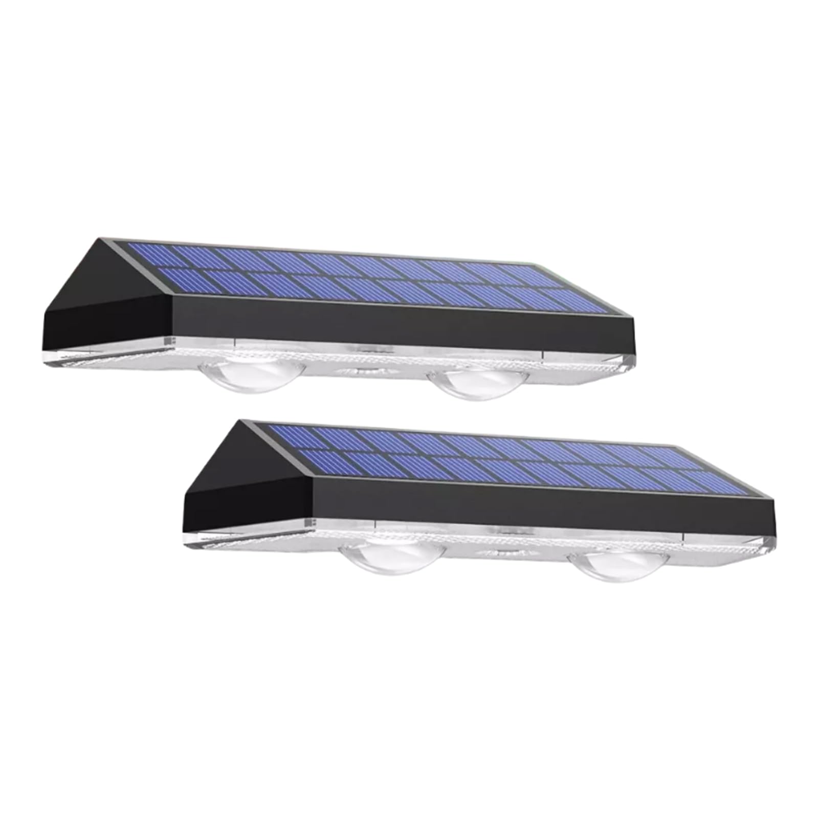 TWISAXC Outdoor Solar Fence Light 10 Hours At Night Solar Wall Light Powered Waterproof Garden Lamp Courtyards, Colorful, 2pcs