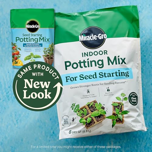 Miracle-Gro Indoor Potting Mix for Seed Starting, 8 qt. (2-Pack) - image 2