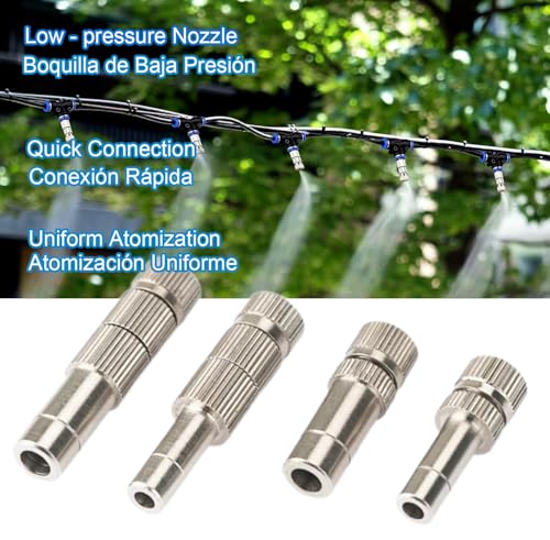 Buse de brumisation laiton 0.1mm micro-orifices pour aménagement durable