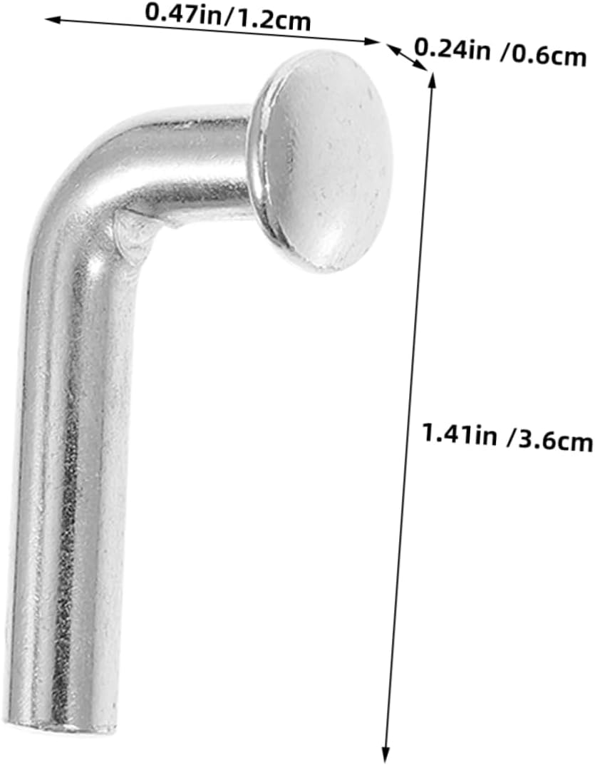 100PCS J Bolt Safety Pin for Heavy Duty Pallet Racking Galvanized Drop Flat Head Universal Storage Rack Accessories