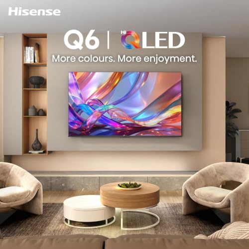 Image of Hisense 139 cm (55 Inch) 4K Ultra HD Smart QLED TV | Quantum Dot Display | Dolby Vision & Dolby Atmos | Game Mode Plus | VIDAA Smart OS | Voice Remote | 55Q6S