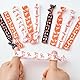 WANDIC 30 Stück orangefarbene Band-Armbänder, Leukämie-Armbänder, Lymphom-Bewusstseins-Armbänder, dehnbare Armbänder für öffentliche Veranstaltungen, Befürwortung, Nylon