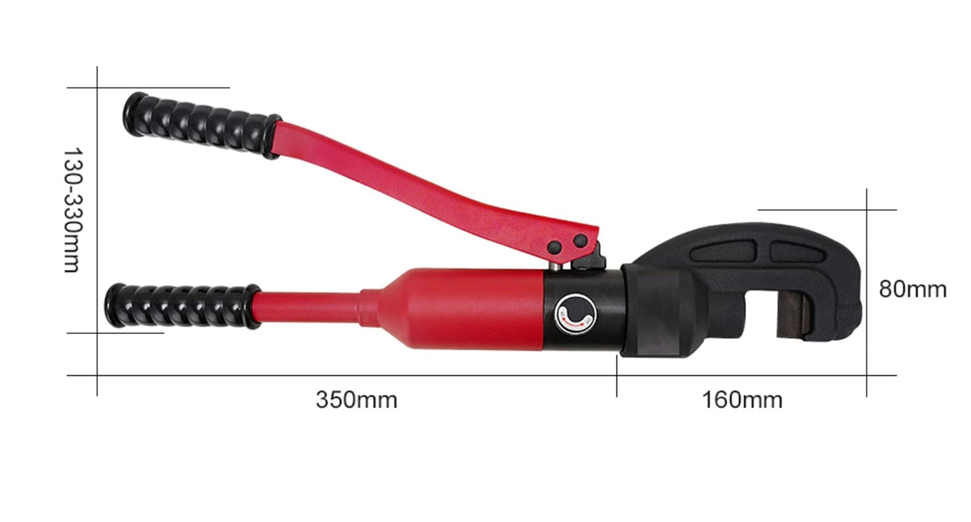 Hydrauliczne narzędzie do zaciskania, Ścinanie hydrauliczne nożyce stalowe mogą być cięte 25mm pręty HY-25 Hydrauliczne wyjście zaciskowe 18T Zakres cięcia 4-25