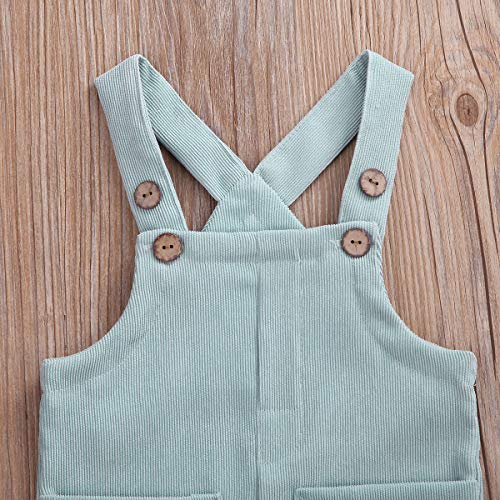 Toddler Kids Baby Boy Girl Bib Overalls Suspender Pants Solid Straps Trousers Halter Romper Jumpsuit Bottom Outfit4