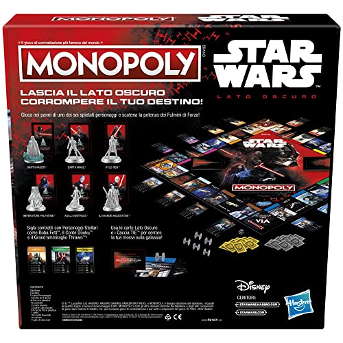 Hasbro Gaming : Star Wars Lato Oscuro, gioco da tavolo per famiglie, bambini, regalo Star Wars, Multi, 6 giocatori - Gadget - Immagine 5