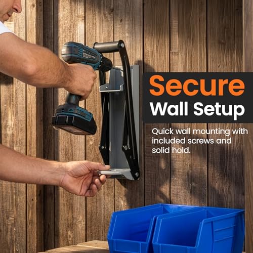 16oz Heavy Duty Can Crusher Wall Mounted – Aluminum Beer & Soda Can Smasher with Bottle Opener, Non-Slip Handle, Easy Install Recycling Tool for 12oz & 16oz Cans - Image 4