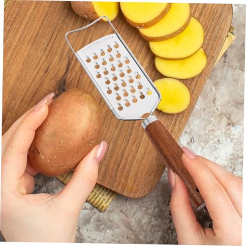 Cabilock 2pcs Rallador De Queso Acero Inoxidable miniatura 6