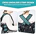 ENLUNTRA Wheelchair Seat Belt,Restraints Straps for Patient, Elderly & Disabled,Wheelchair Harness Restraint for Adults to Prevent Tilting or Falling(Vest Style，Green)
