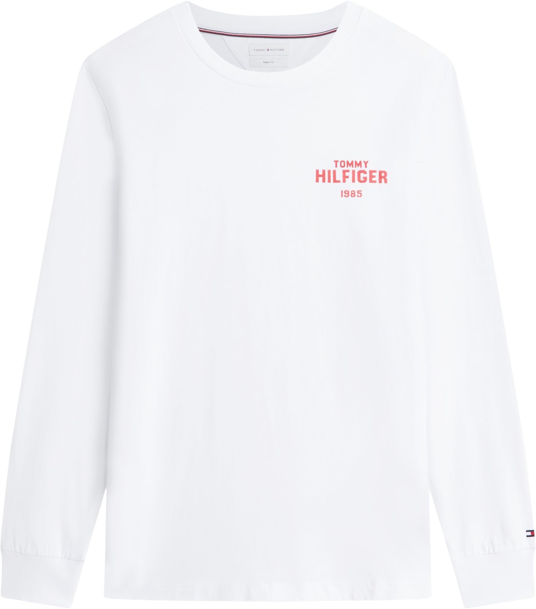 Tommy Hilfiger Herren Hilfiger 1985 Graphic Ls Tee Mw0mw44879 L/S T-Shirt