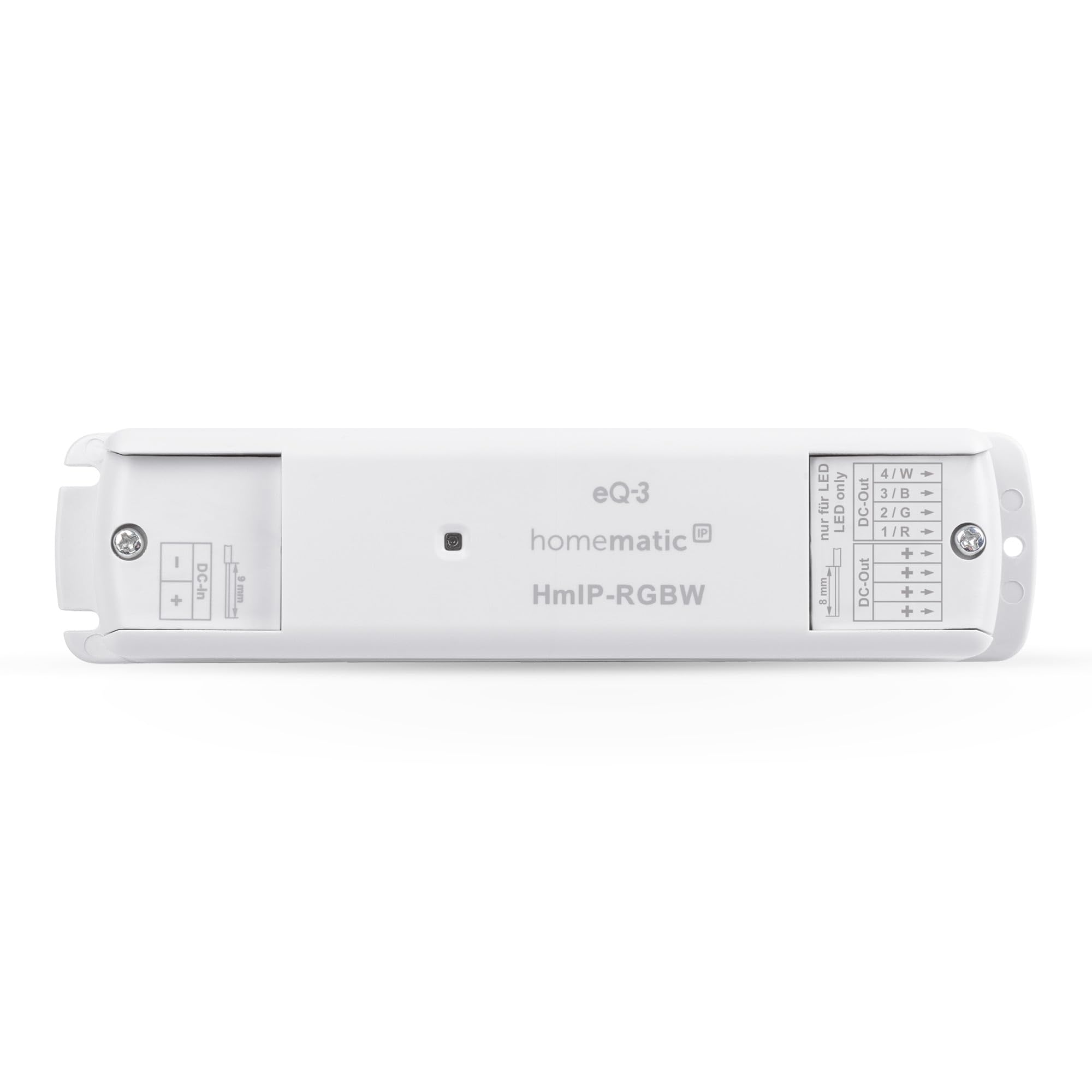 Homematic IP LED Controller – RGBW, Smart Home, indirekte Beleuchtung, steuert Lightstrips. LED-Strips per App, Alexa und Google Home, 157662A0