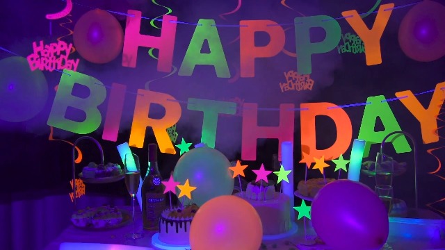 80 Pack Glow Neon Party Supplies Glow Party Decorations Black Light