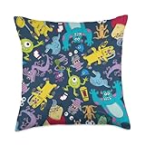 Disney PIXAR Monsters Inc. Scare Crew Throw Pillow
