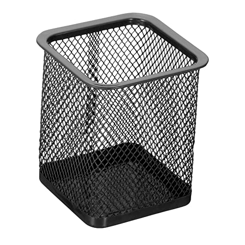 Panier porte-crayon en maille métallique PATIKIL noir de qualité