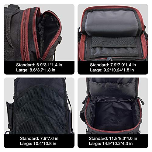 Piscifun Wasserdichte Outdoor Angeltasche Single Shoulder Fishing Tackle Storage Bags Durable Handbag Cross Body… – Bild 6