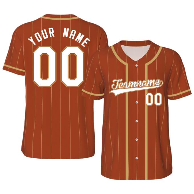 Custom Baseball Jersey Pinstripe Personalized Baseball Shirts Personalized Team Name Number for Men Women Youth