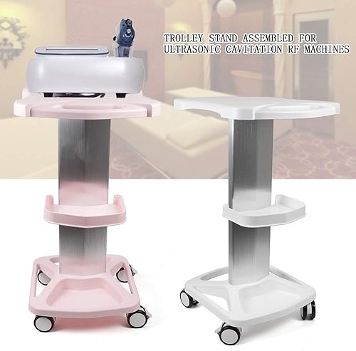 Miniatura 7 de Carrito de carrito de salón de belleza, carrito móvil con bandeja y ruedas para equipos de belleza profesionales, soluciones de almacenamiento de