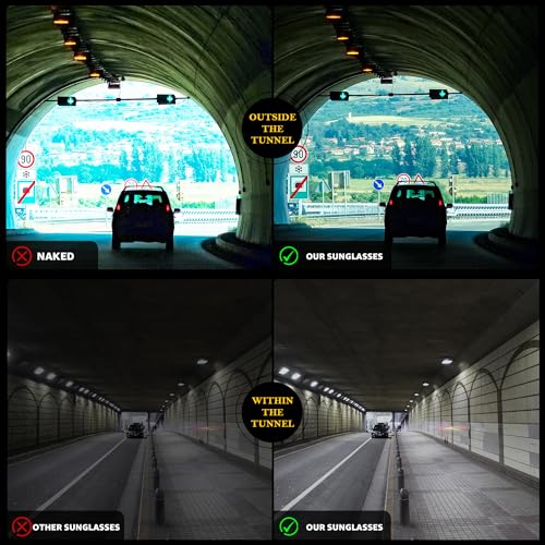 Myiaur Polarized Photochromic Z87 Sunglasses for Men, Day and Night Safety Sun Glasses UV 400 Protection4