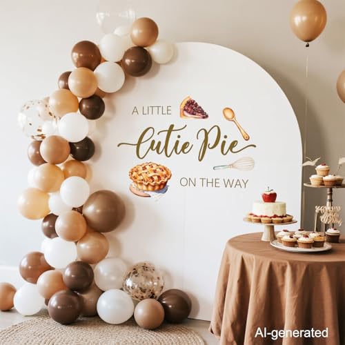Vinilo decorativo LANKBACK Pie Baby Shower 10x0.5 in miniatura 6